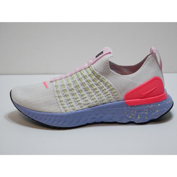NEW NIKE REACT PHANTOM RUN FLYKNIT 2 SHOES CONFETTI FD0879 001 WOMENS SIZE - 6.5 - Picture 10 of 15